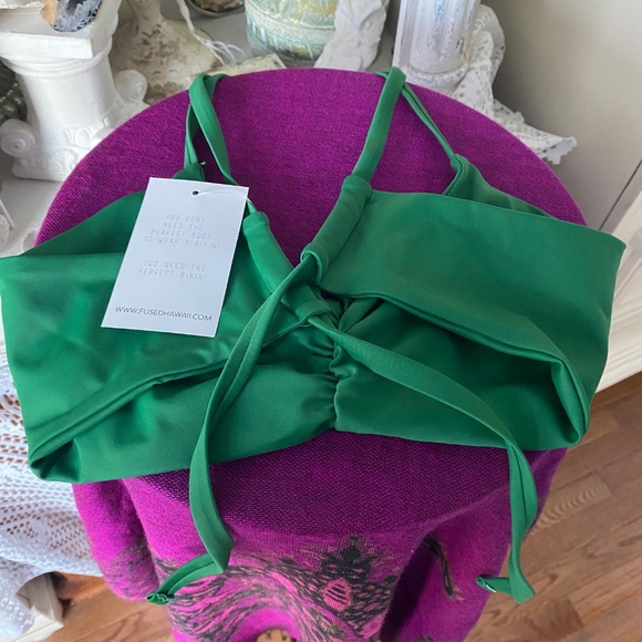 Fused Hawaii Kohanaiki bikini top “pine trees” - Picture 5 of 7